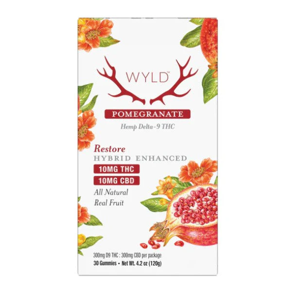 Wyld - Pomegranate 1:1 THC:CBD | Restore D9 - Image 2